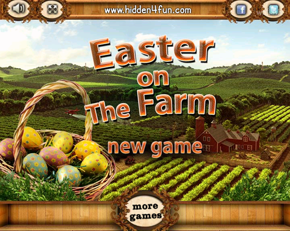 Hidden4Fun 숨은그림찾기 - Easter on the Farm 게임 화면 1