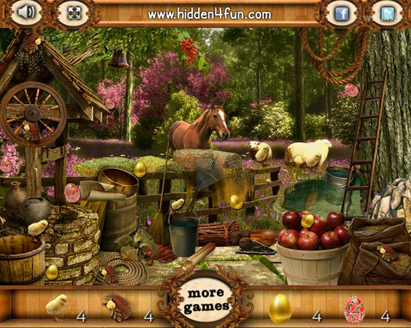Hidden4Fun 숨은그림찾기 - Easter on the Farm 게임 화면 2