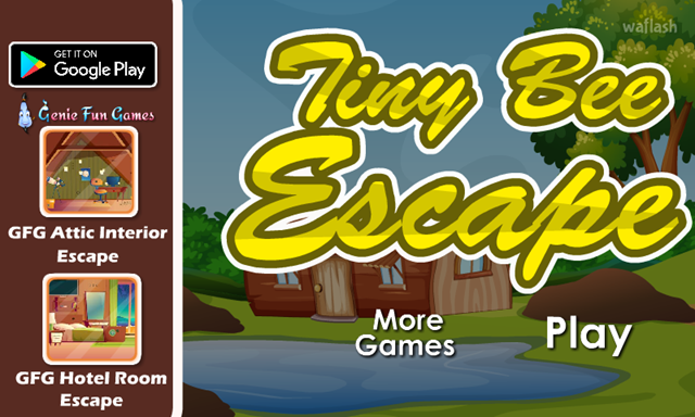 GFG 꼬마 벌 탈출 (GFG Tiny Bee Escape) 게임 화면 1