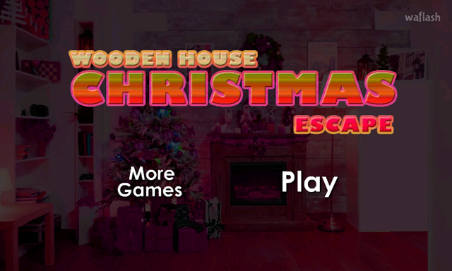 GFG 우든 하우스 크리스마스 이스케이프 (GFG Wooden House Christmas Escape) 게임 화면 1