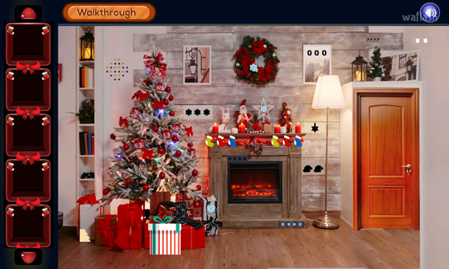 GFG 우든 하우스 크리스마스 이스케이프 (GFG Wooden House Christmas Escape) 게임 화면 2