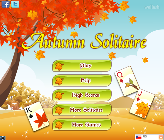 어텀 솔리테어 (Autumn Solitaire) 게임 화면 1