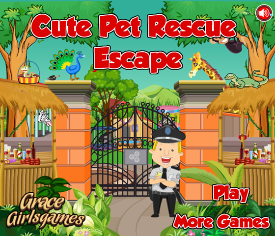 큐트 펫 레스큐 이스케이프 (Cute Pet Rescue Escape) 게임 화면 1