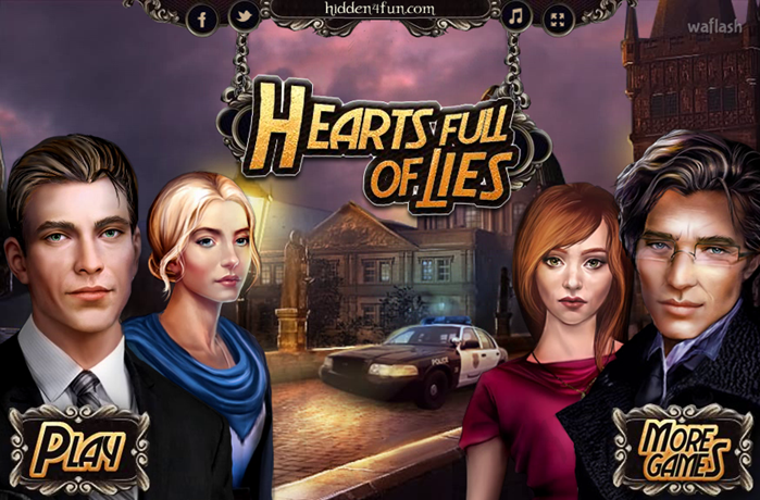 Hidden4Fun 숨은그림찾기 - Hearts Full of Lies 게임 화면 1