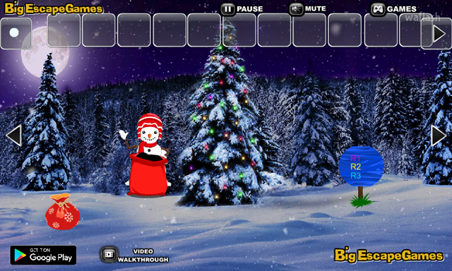 BIG 크리스마스 산타 소녀 구출 (BIG Rescue Christmas Santa Girl) 게임 화면 1