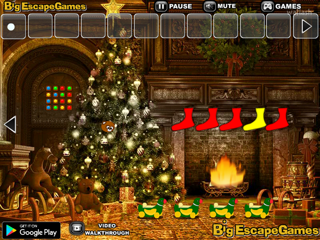 BIG 크리스마스 인형 방 탈출 (BIG Christmas Toys House Escape) 게임 화면 2