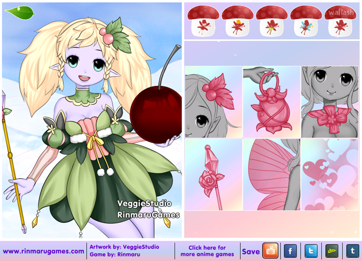린마루게임즈 - 아니메 페어리 크리에이터 (Anime Fairy Creator) 게임 화면 2