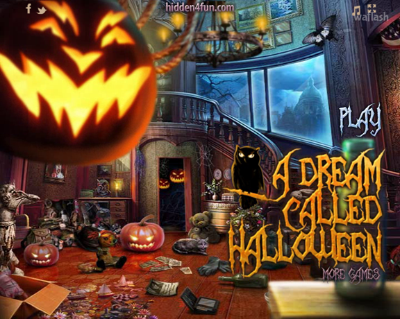 Hidden4Fun 숨은그림찾기 - A Dream Called Halloween 게임 화면 1
