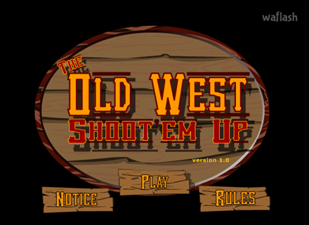 더 올드 웨스트 슛뎀업 (The Old West Shoot Em Up) 게임 화면 1