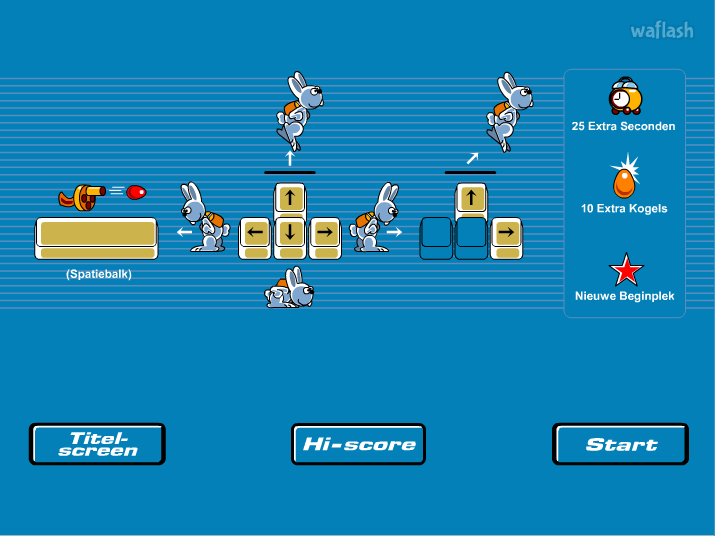 토끼마리오 (The Eggs Terminator Happy Easter 2) 게임 화면 1