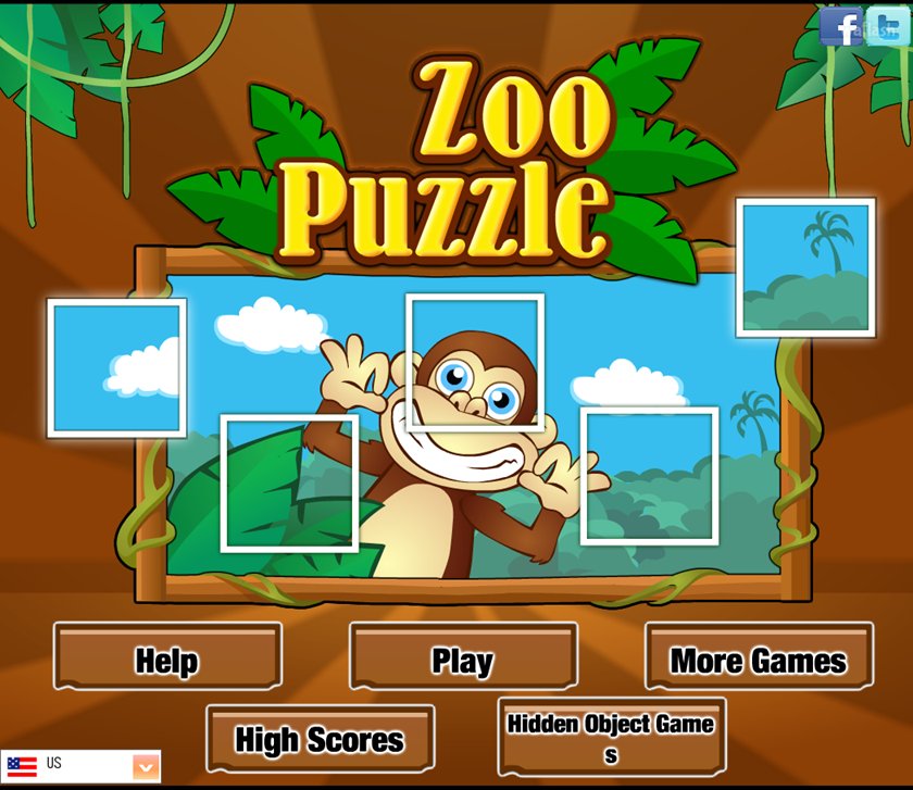 주 퍼즐 (Zoo Puzzle) 게임 화면 1