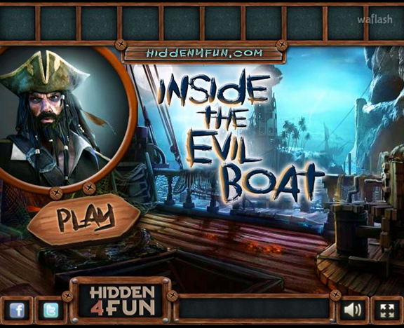 Hidden4Fun 숨은그림찾기 - Inside the Evil Boat 게임 화면 1