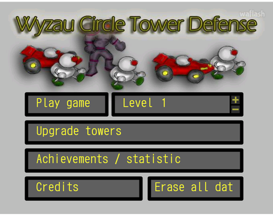 Wyzau Circle Tower Defense 게임 화면 1