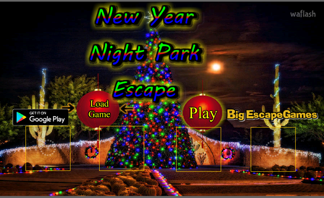 BIG 뉴 이어 나이트 파크 이스케이프 (BIG New Year Night Park Escape) 게임 화면 1