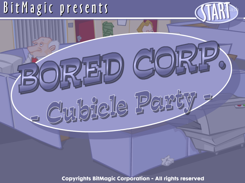 사무실 장난 (Bored Corp. - Cubicle Party) 게임 화면 2
