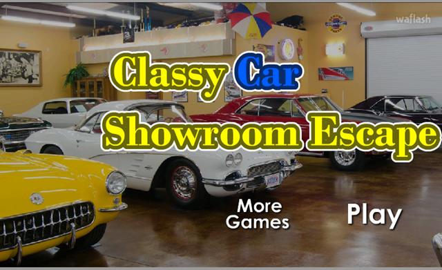 GFG 클래시 카 쇼룸 이스케이프 (GFG Classy Car Showroom Escape) 게임 화면 1