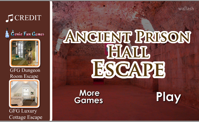 GFG 고대 감옥 홀 탈출 (GFG Ancient Prison Hall Escape) 게임 화면 1