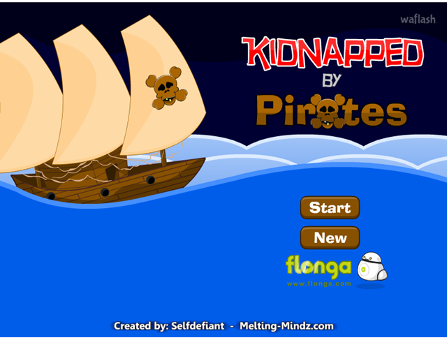 해적에게 납치 (Kidnapped by Pirates) 게임 화면 1