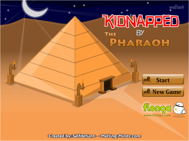 파라오에게 납치 (Kidnapped by The Pharaoh) 게임 화면 1