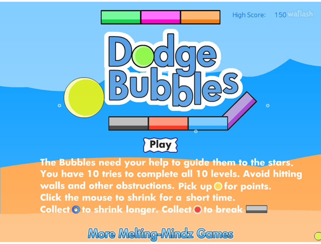 닷지 버블스 (Dodge Bubbles) 게임 화면 1