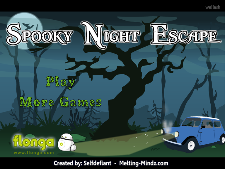 스푸키 나이트 이스케이프 (Spooky Night Escape) 게임 화면 1