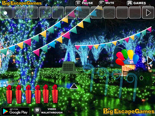 BIG 새해 파티 정원 탈출 (BIG New Year Party Garden Escape) 게임 화면 1