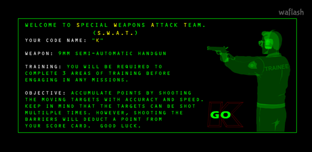 S.W.A.T. 게임 화면 1