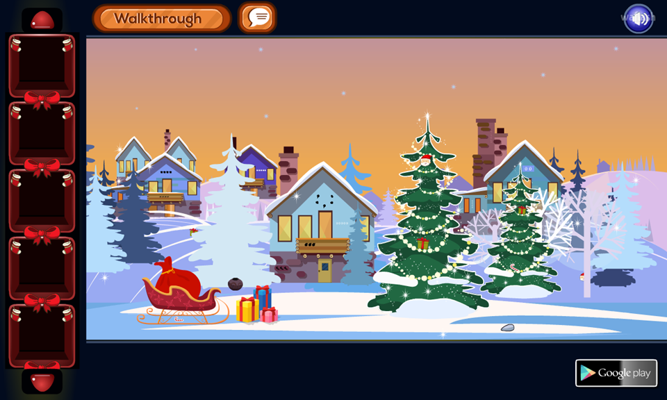 GFG 윈터랜드 크리스마스 코티지 이스케이프 (GFG Winterland Christmas Cottage Escape) 게임 화면 2