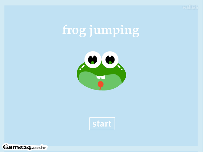 개구리 줄넘기 (Frog Jumping) 게임 화면 1