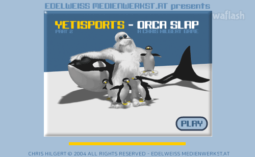예티스포츠(Yetisports) 파트2 - ORCA SLAP 게임 화면 1