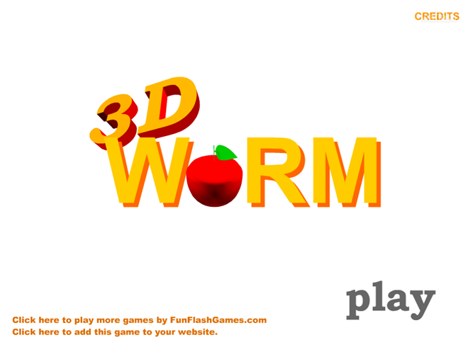 3D WORM - 스네이크 게임 게임 화면 1