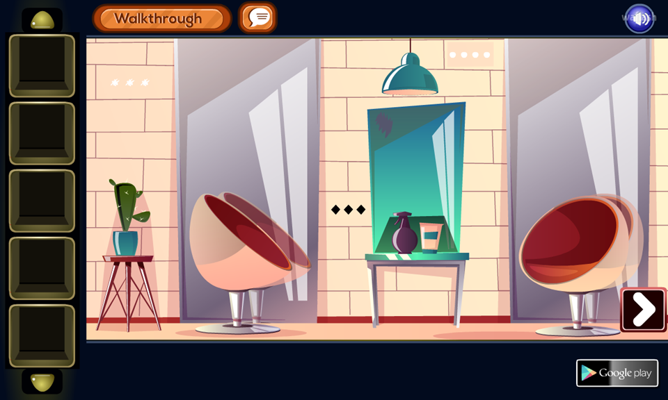 GFG 헤어 드레싱 룸 이스케이프 (GFG Hair Dressing Room Escape) 게임 화면 1