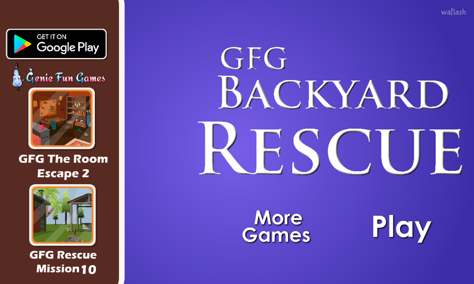 GFG 백야드 레스큐 (GFG Backyard Rescue) 게임 화면 1
