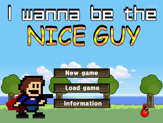 I Wanna be the NICE GUY 게임 화면 1