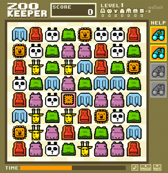 주키퍼 액티브 (Zoo Keeper アクティブ) 게임 화면 2