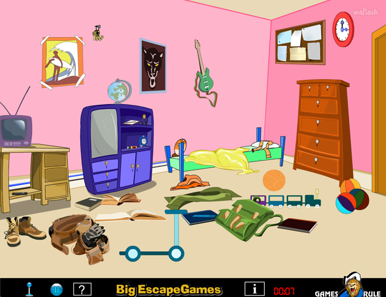 어질러진 방 탈출 (Messy Room Escape) 게임 화면 1