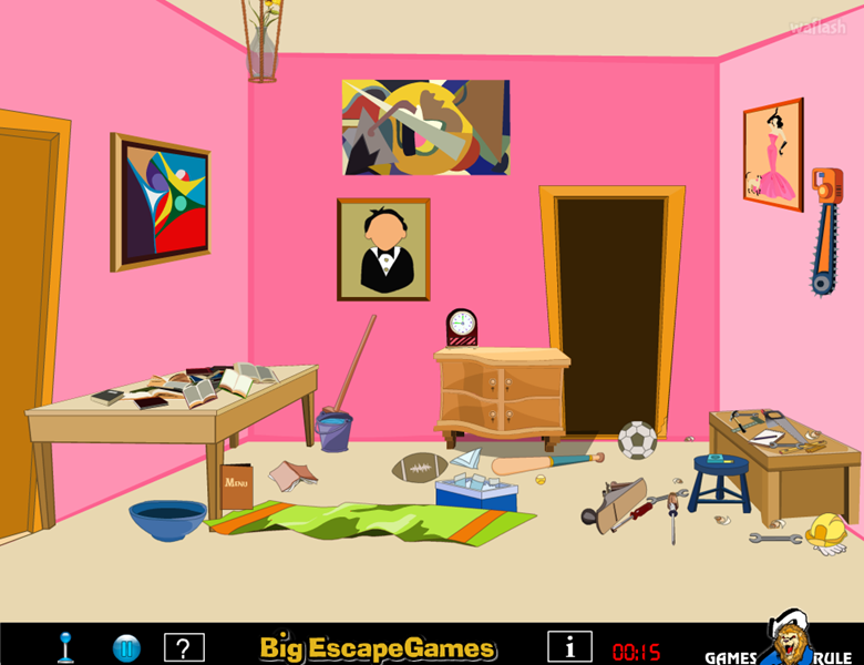 어질러진 방 탈출 (Messy Room Escape) 게임 화면 2