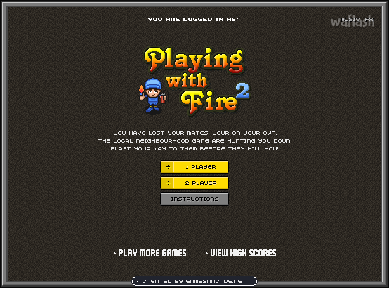 Playing with Fire 2 - 봄버맨게임 게임 화면 1