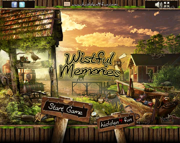 Hidden4Fun 숨은그림찾기 - Wistful Memories 게임 화면 1