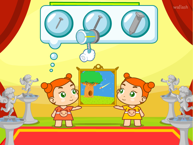 콩콩콩 망치질 게임 화면 2
