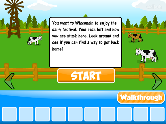 후다 이스케이프 위스콘신 (Hooda Escape Wisconsin) 게임 화면 1