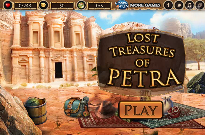 Hidden4Fun 숨은그림찾기 - Lost Treasures of Petra 게임 화면 1