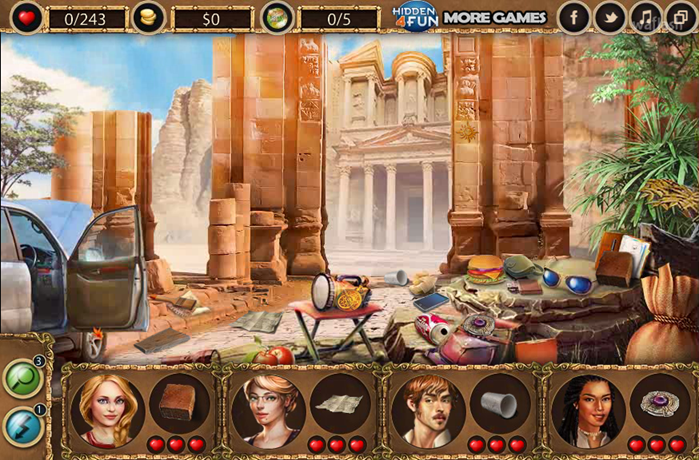 Hidden4Fun 숨은그림찾기 - Lost Treasures of Petra 게임 화면 2
