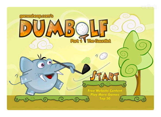 Dumbolf 게임 화면 1
