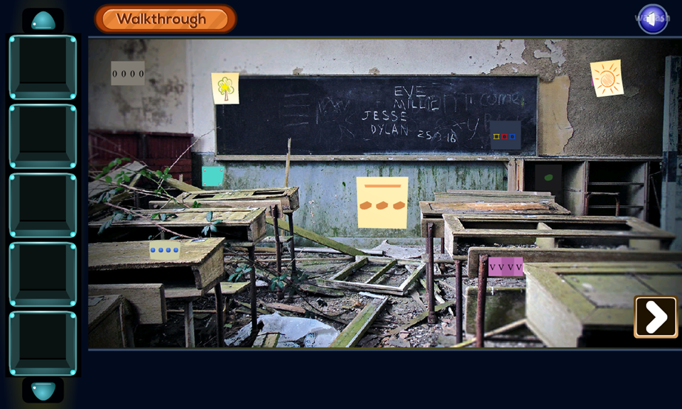 GFG 버려진 초등학교 탈출 (GFG Abandoned Elementary School Escape) 게임 화면 1