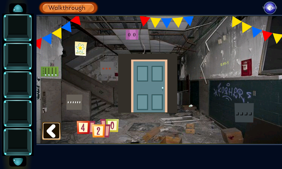 GFG 버려진 초등학교 탈출 (GFG Abandoned Elementary School Escape) 게임 화면 2