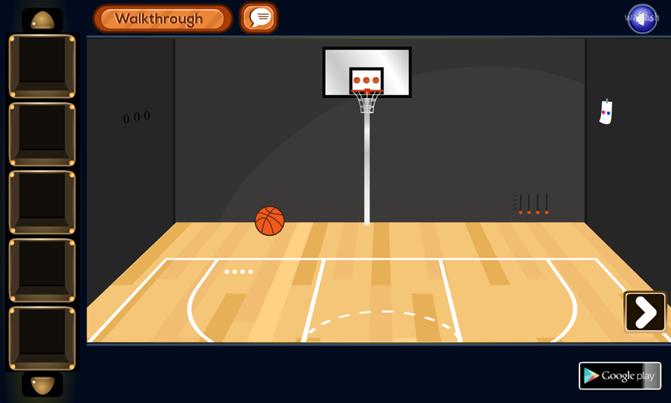 GFG 농구 코트 탈출 (GFG Basketball Court Escape) 게임 화면 1