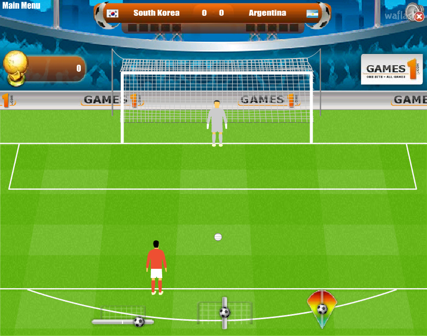 월드컵 2010 (World Cup 2010 Penalty Shootout) 게임 화면 3
