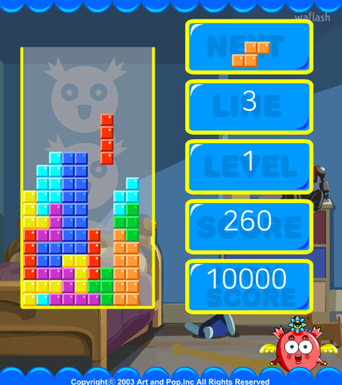 미미 테트리스 (Mimi's Tetris) 게임 화면 2