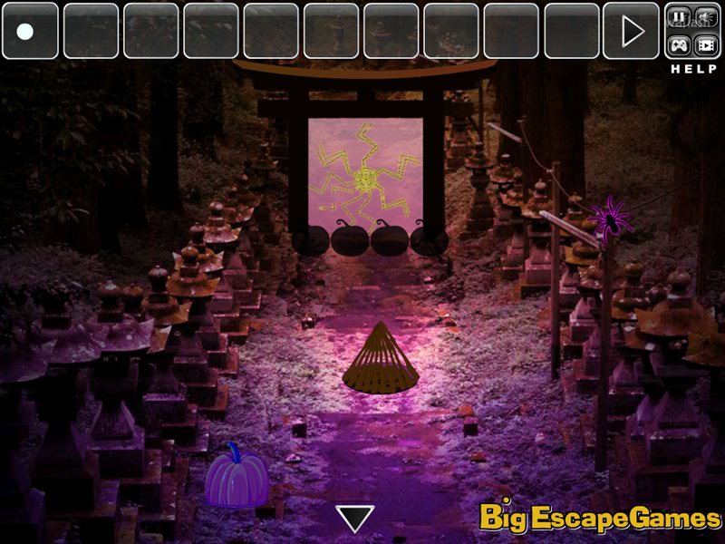 BIG 할로윈 템플랜드 이스케이프 (BIG Halloween Temple Land Escape) 게임 화면 2